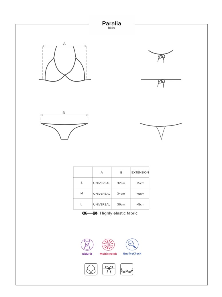 Obsessive bikini rosa corallo con ferretto Paralia