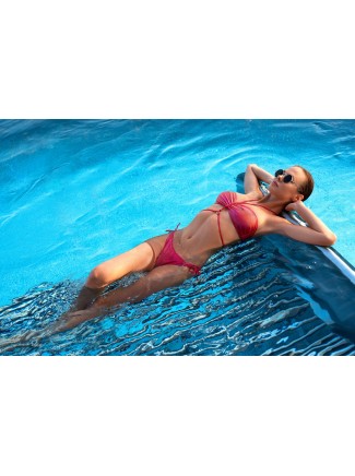 Obsessive moda mare bikini in tessuto lucido Coralya 2