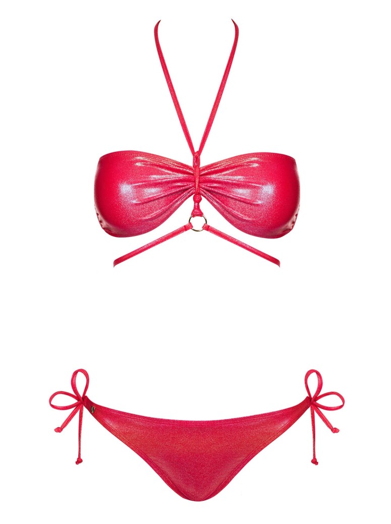 Obsessive moda mare bikini in tessuto lucido Coralya