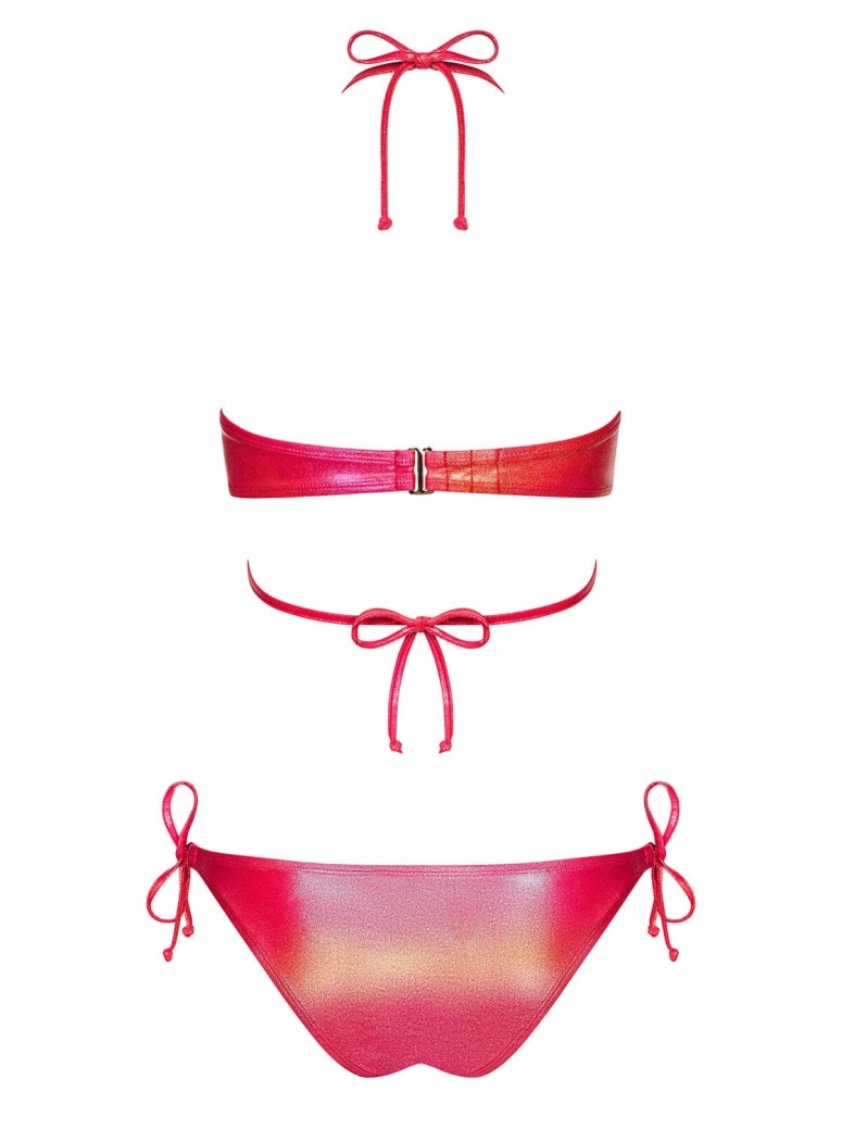 Obsessive moda mare bikini in tessuto lucido Coralya