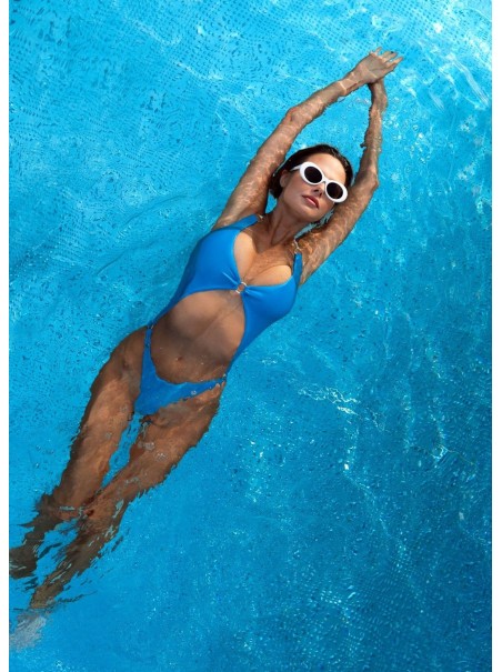 Obsessive sexy costume intero azzurro Scarleta