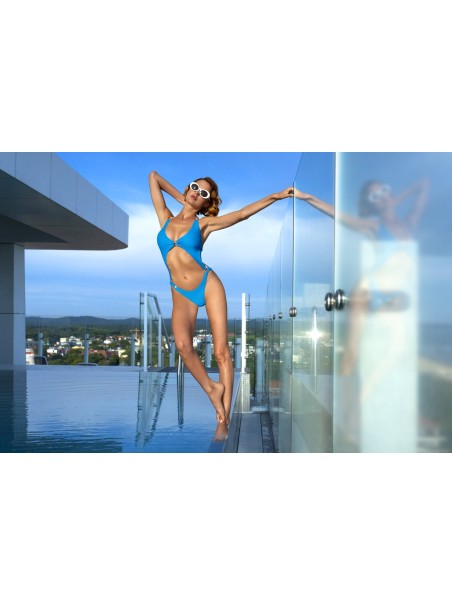 Obsessive sexy costume intero azzurro Scarleta