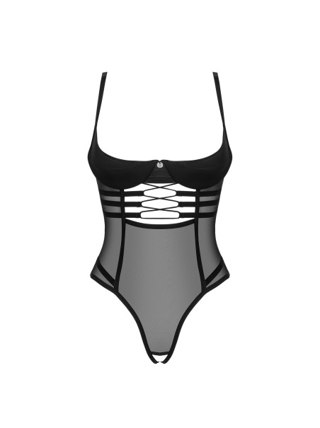 Obsesssive Lingerie sexy body carioca aperto all'inguine Roxelia