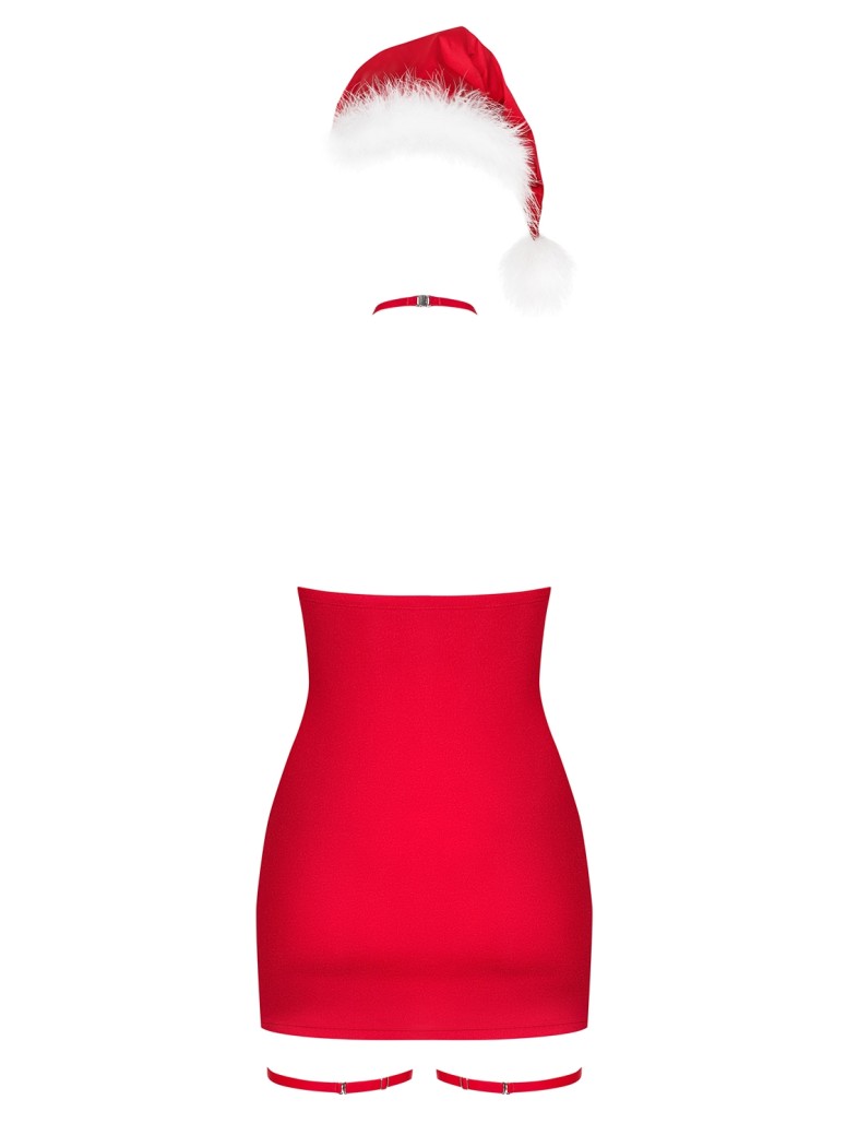 Chemise Natalizia rossa completa di accessori Kissmas