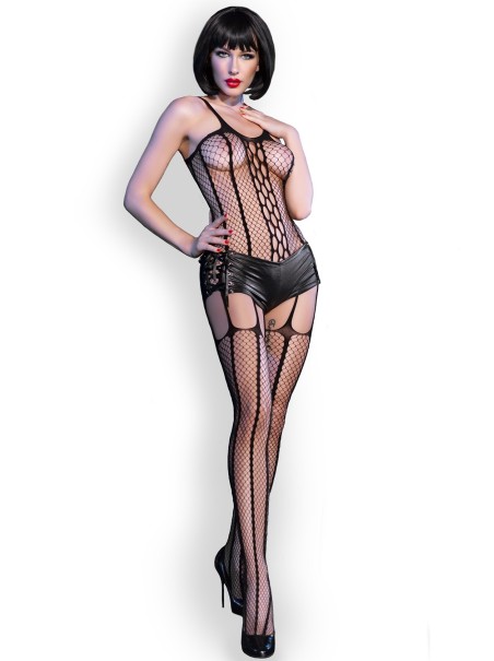 sexy set bodystocking a rete con shorts wetlook sexy set bodystocking a rete con shorts wetlook