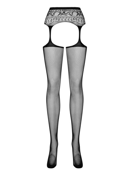 Obsessive Lingerie sexy collant giarrettiera in microrete S307 Obsessive Lingerie sexy collant giarrettiera in microrete S307