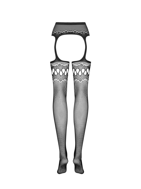 Obsessive sexy collant giarrettiera in morbida microrete S214 Obsessive sexy collant giarrettiera in morbida microrete S214