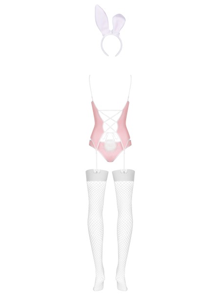 Obsessive Lingerie  costume da coniglietta rosa con accessori Bunny suit Obsessive Lingerie  costume da coniglietta rosa con accessori Bunny suit