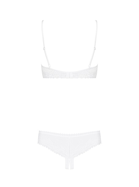 Obsessive sexy lingerie set mezza coppa con brasiliana aperta Alabastra