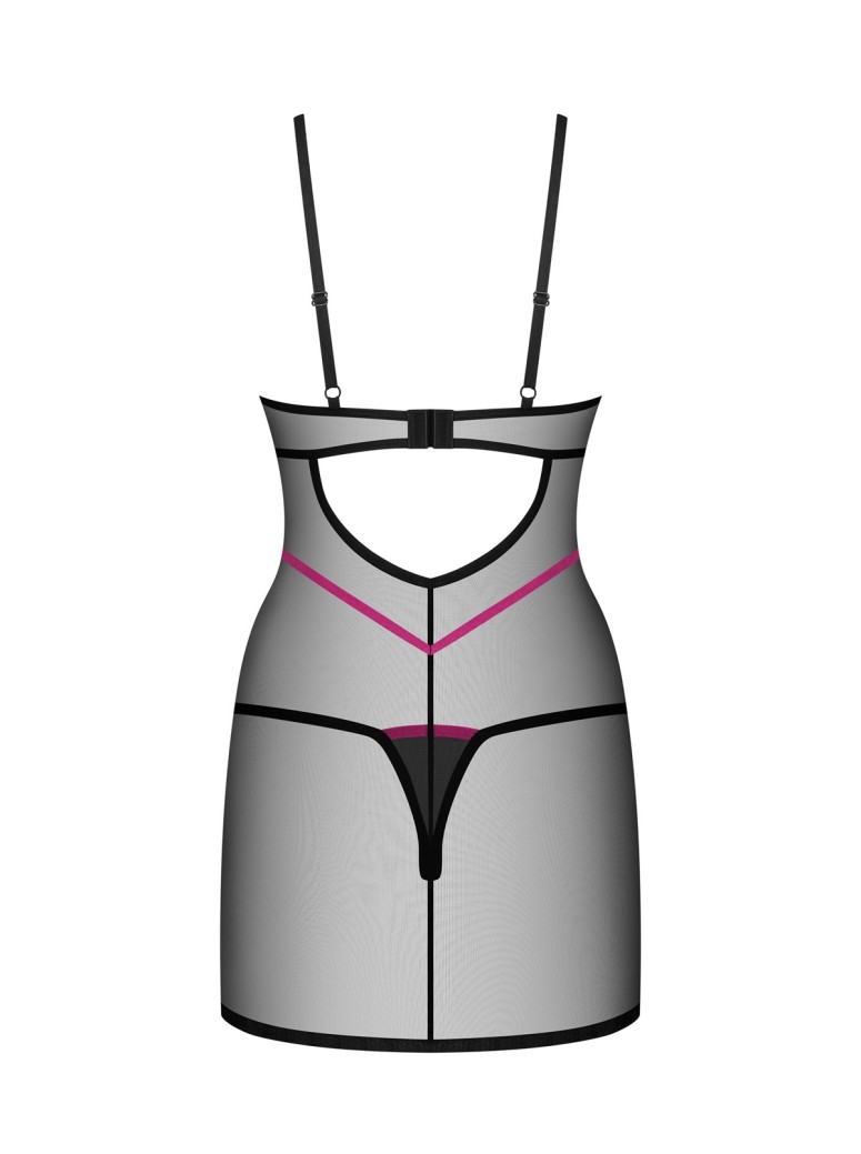 Obsessive chemise Novenes con ferretto e perizoma abbinato