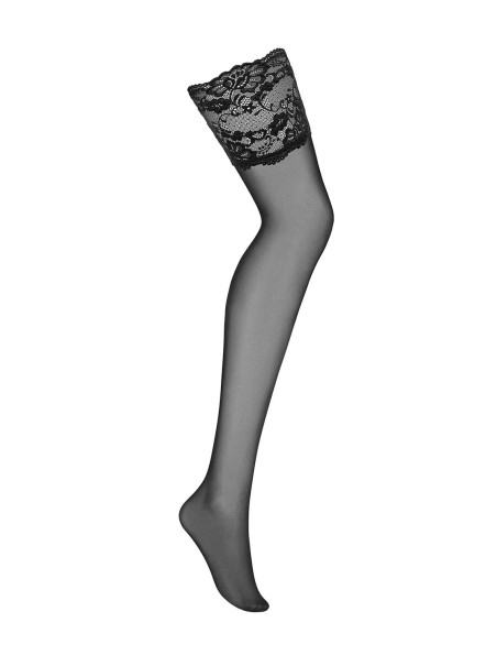 Obsessive Lingerie calze per reggicalze nere con balza in pizzo 810 Obsessive Lingerie calze per reggicalze nere con balza in pizzo 810
