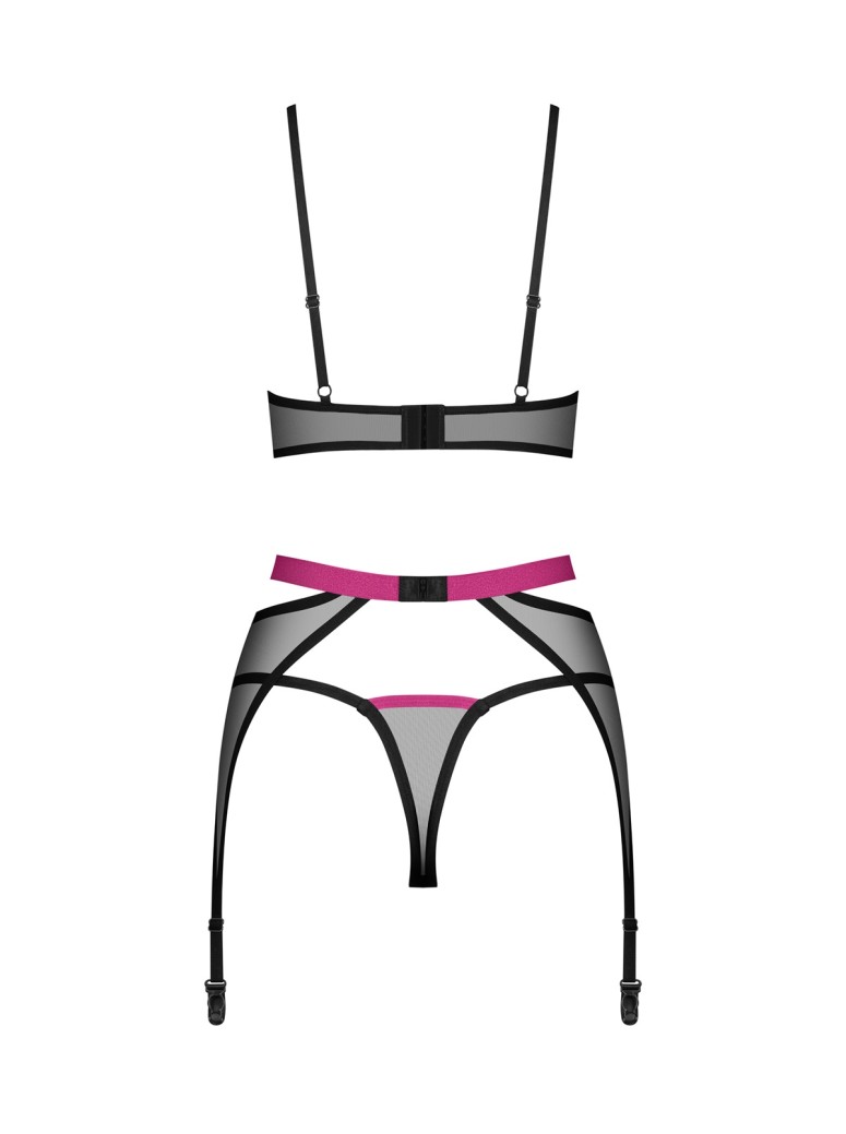 Novenes set intimo tre pezzi Obsessive