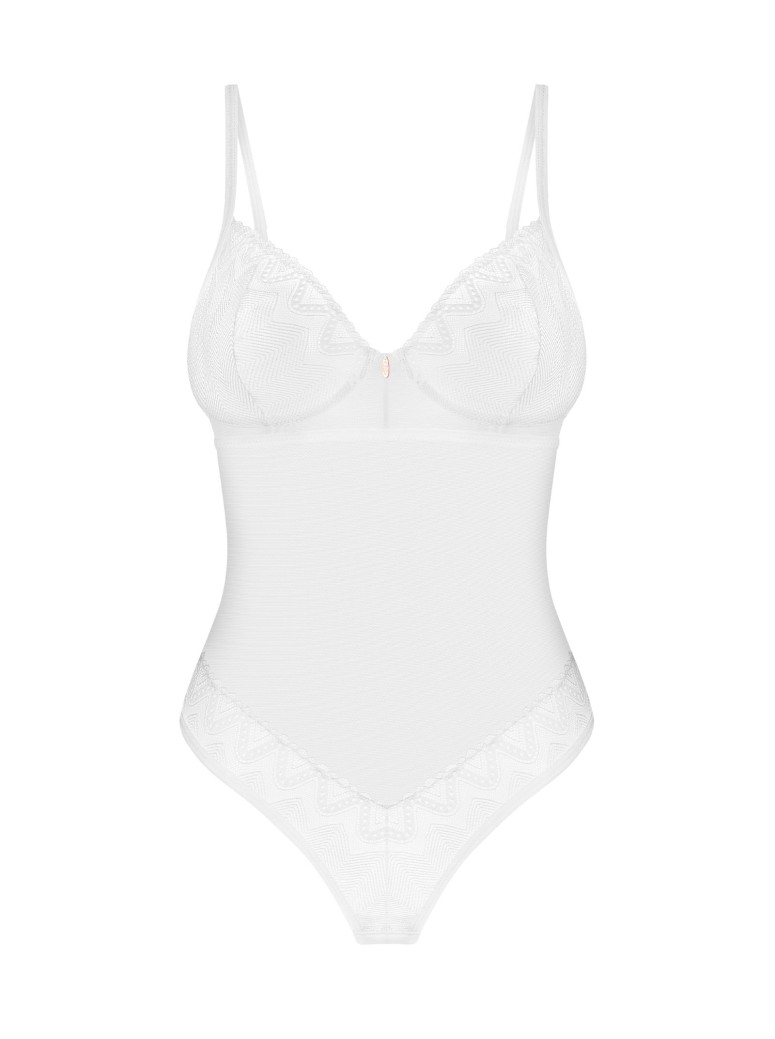 body bianco con ferretto collezione Alissium Obsessive