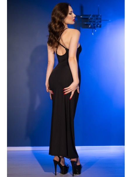 Chilirose Abito lungo nero completo di perizoma coordinato