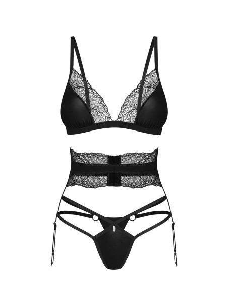 Obsessive sexy set intimo con reggicalze Lobellis