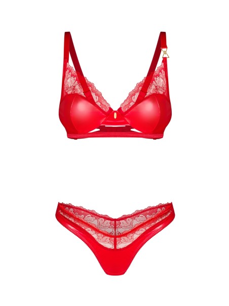 Obsessive sexy completino rosso due pezzi Aliosa