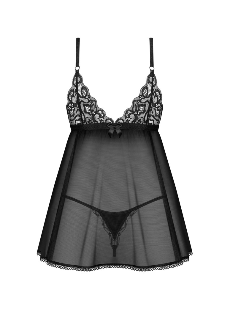 Obsessive elegante babydoll con perizoma Blomentis