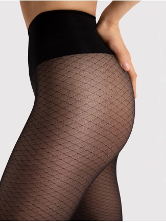 Fiore collant 20 denari con design a rombi modello Sierra 2