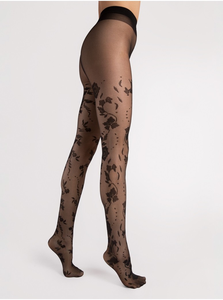 Fiore collant 20 denari dal motivo floreale Flores