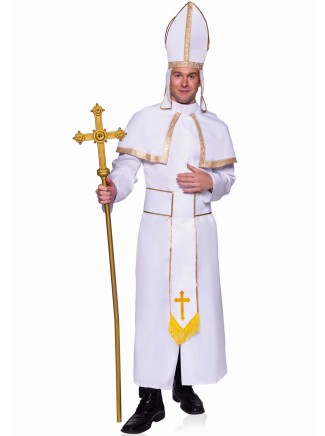 Leg Avenue costume da Papa con vestito cintura cappello