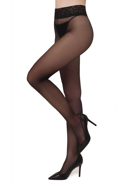 Annes collant Sensual 30 den con cinturino in pizzo elasticizzato