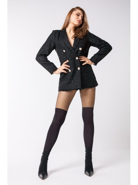 Annes collant moda effetto parigina Made in Italy