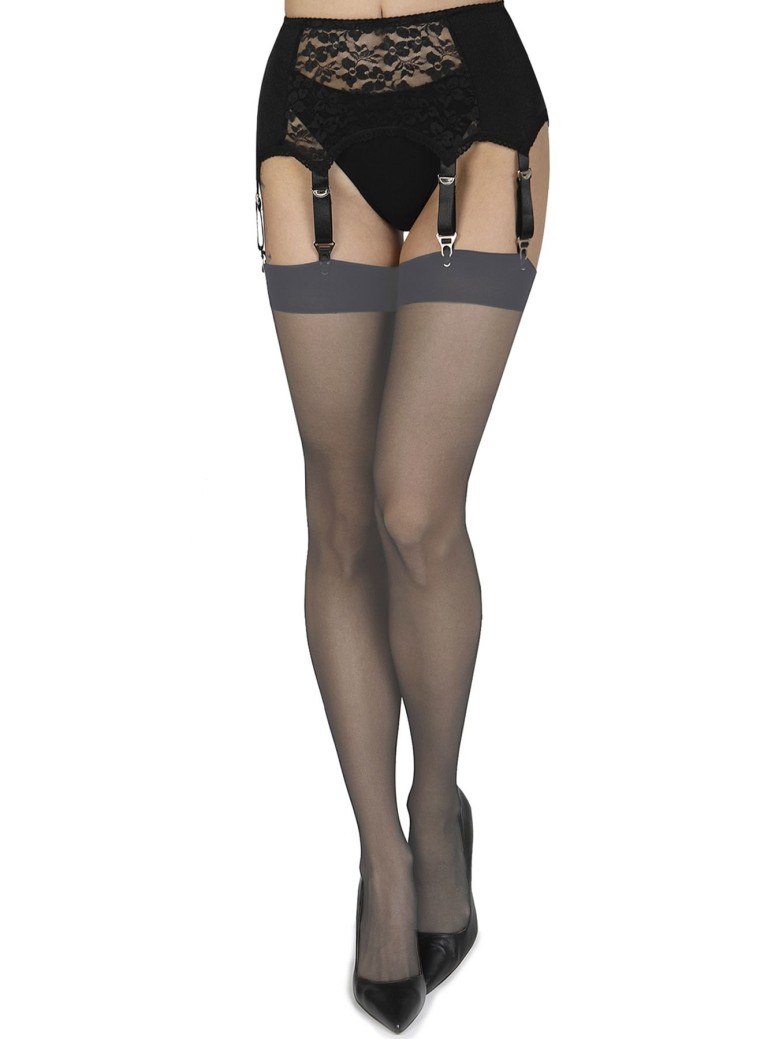 Annes calze da reggicalze in 4 colori Lycra 20 den