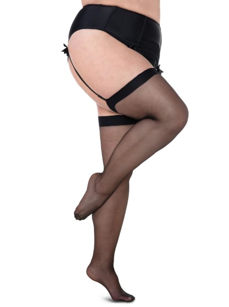 Annes calze da reggicalze in 4 colori Lycra 20 den