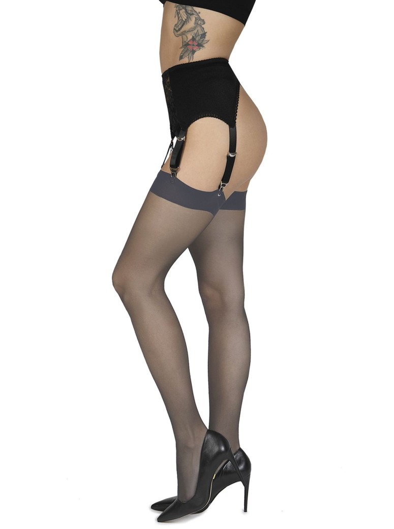 Annes calze da reggicalze in 4 colori Lycra 20 den