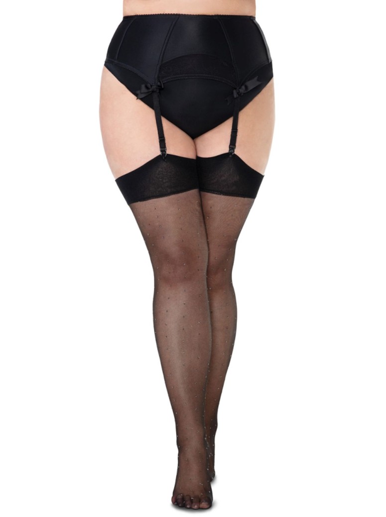 Annes calze da reggicalze 20 denari con Strass