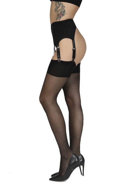 Annes calze da reggicalze 20 denari con Strass