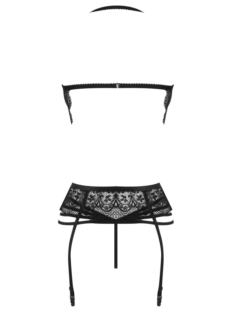 Beauty Night Completo Lace Temptation guepiere in pizzo e perizoma