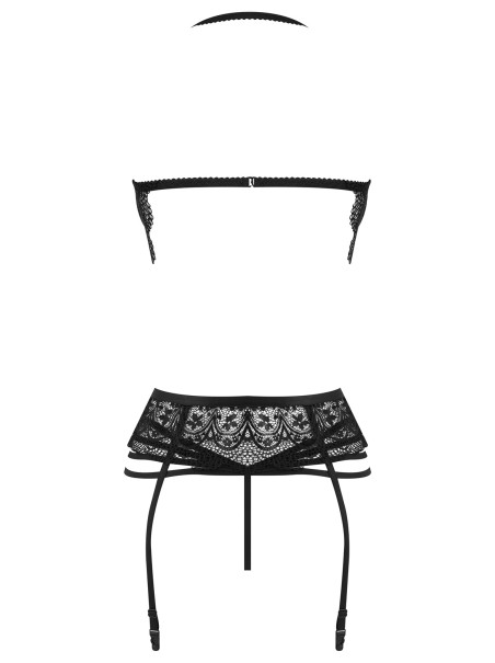 Beauty Night Completo Lace Temptation guepiere in pizzo e perizoma