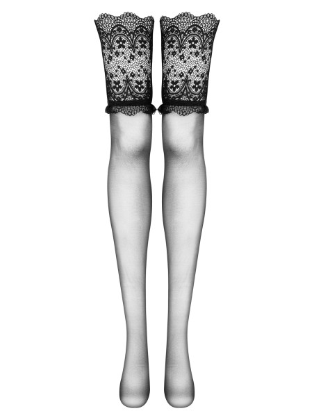 Beauty Night Calze Obsidian per reggicalze 20 den balza alta