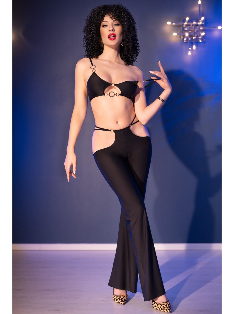 Set con pantaloni e crop top firmato Chilirose