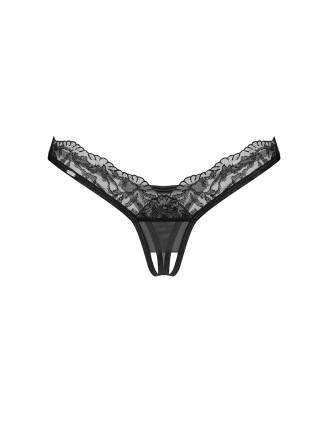 Obsessive Mutandine aperte Arrowel in pizzo nero 2