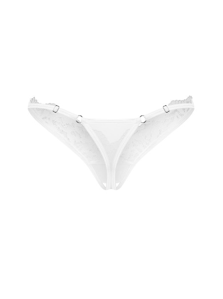 Obsessive Mutandine aperte Arrowel in pizzo bianco