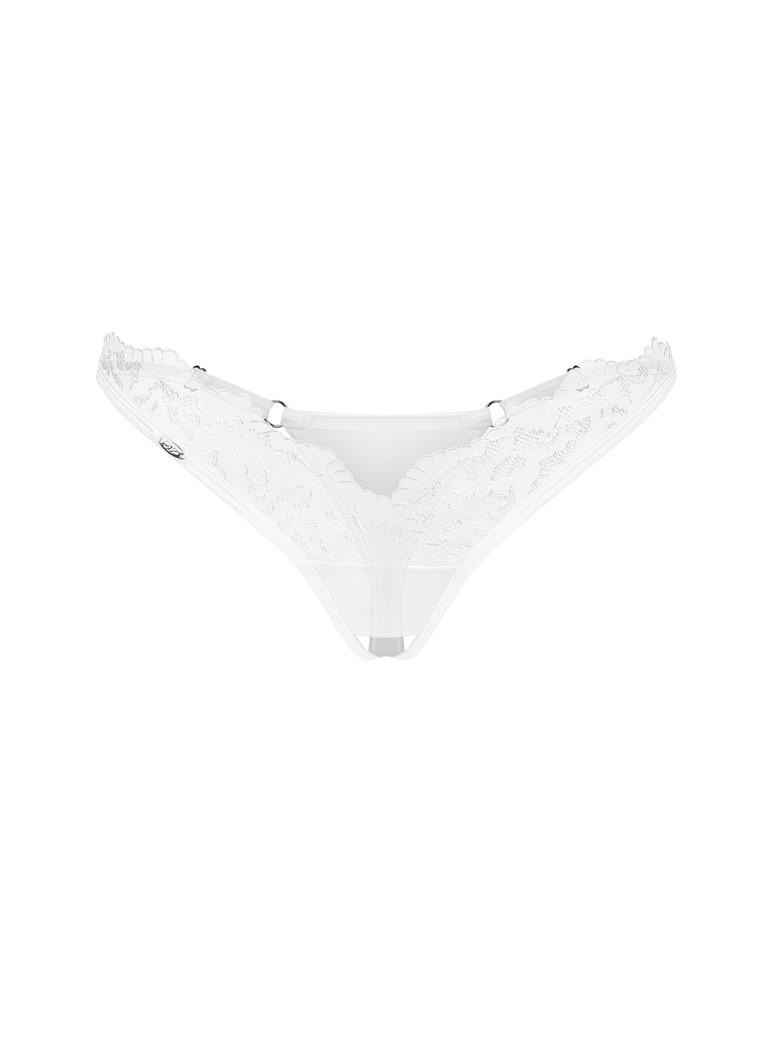 Obsessive Mutandine aperte Arrowel in pizzo bianco