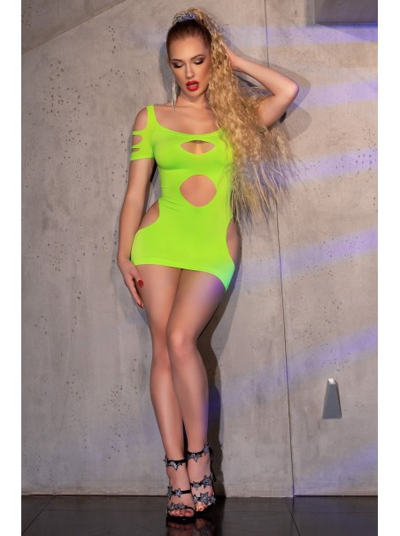 audace abitino verde con provocanti aperture