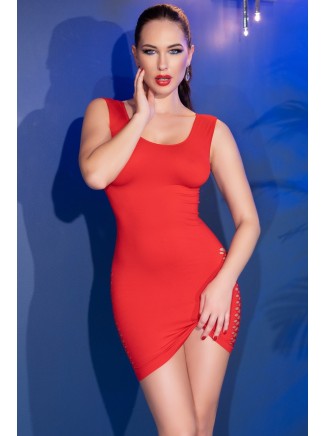 audace abitino rosso con sexy aperture 2