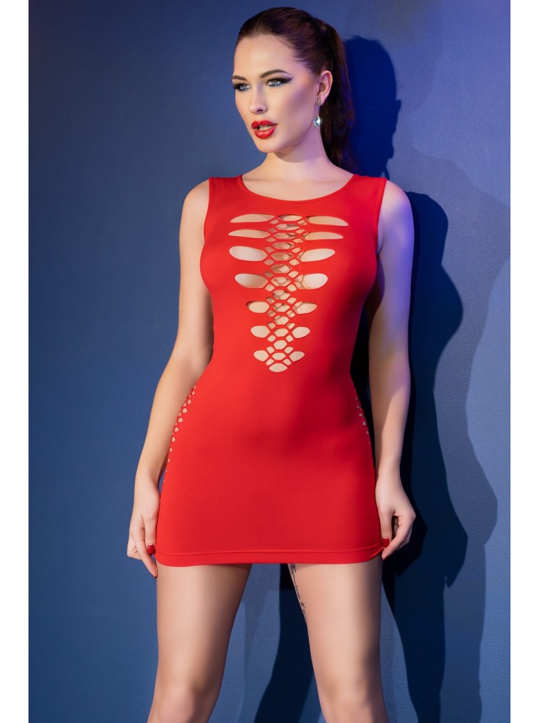 audace abitino rosso con sexy aperture