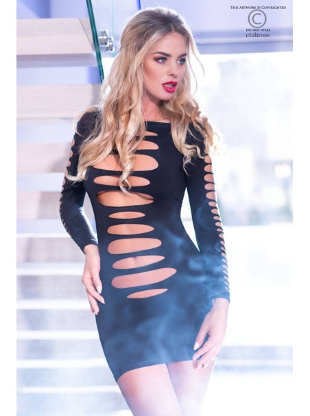 audace abitino nero con sexy tagli