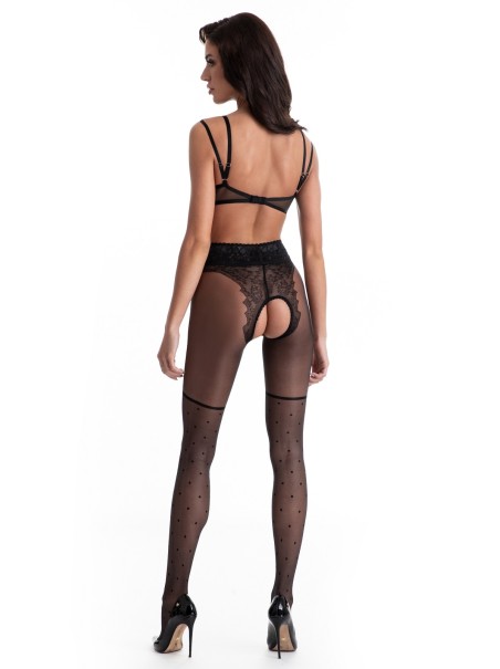 Sexy collant Lolita 30 den aperti in due colori Amour