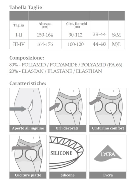 Sexy collant 80 den Amour Glamour