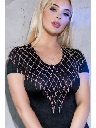 sexy gioiello dorato per il corpo