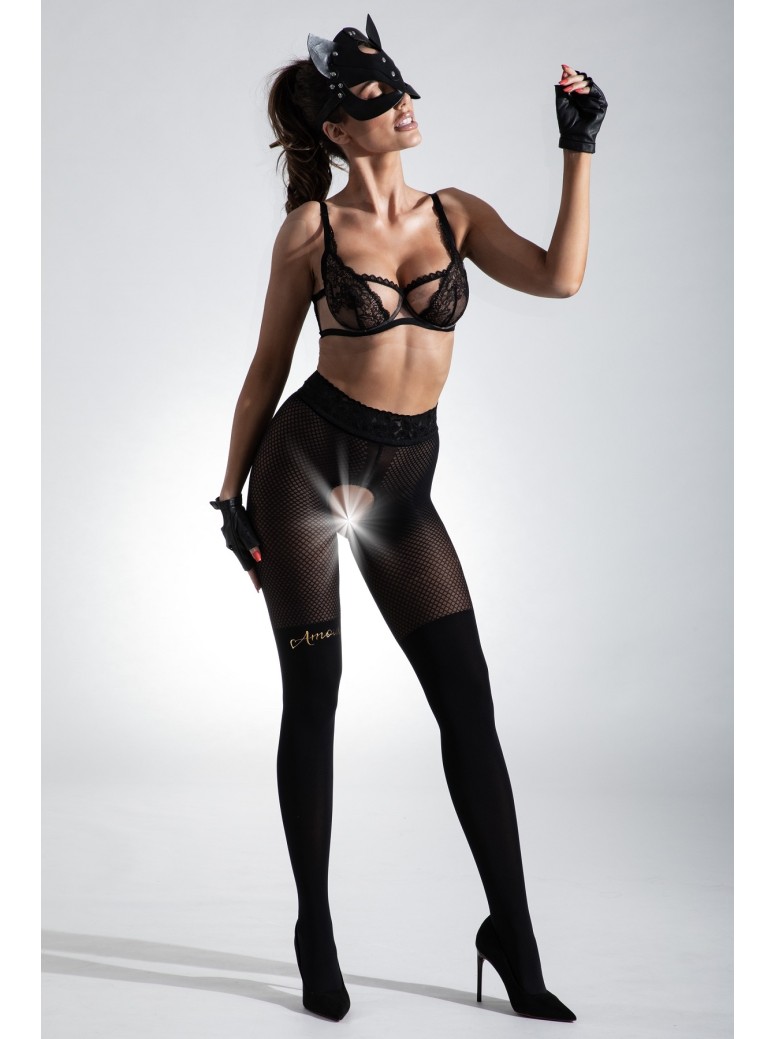 Amour Sexy collant aperti 50/30 denari Cat Girl
