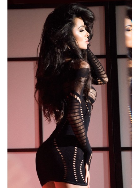 intrigante abitino stretch nero