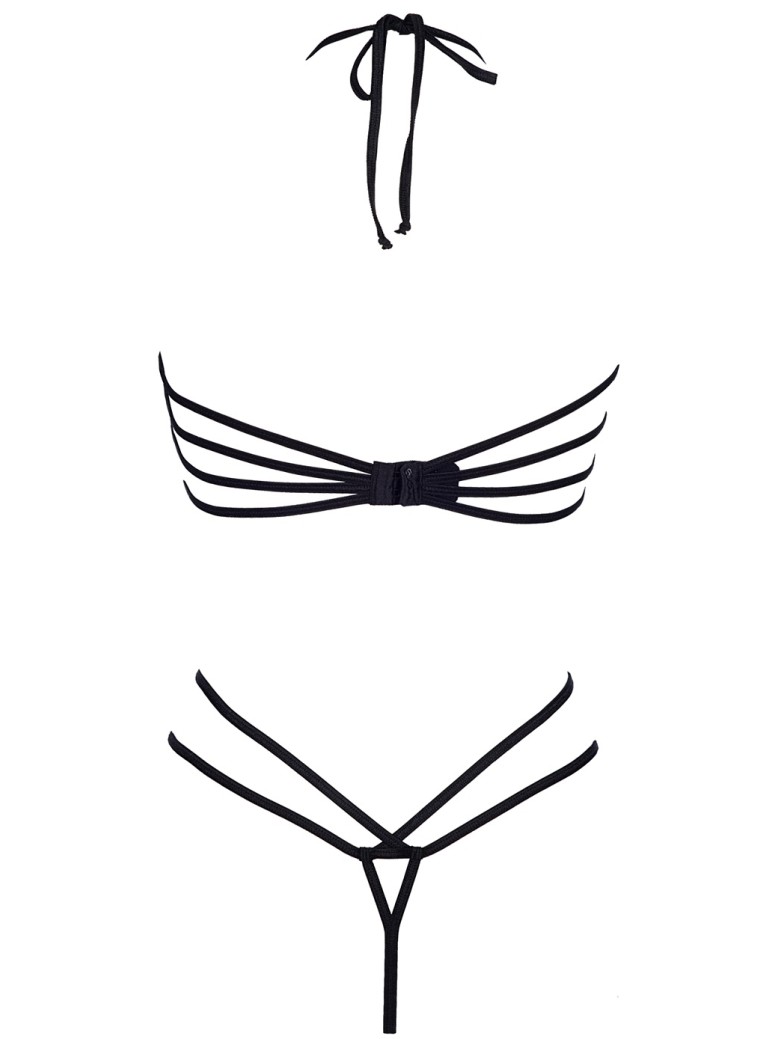 Axami Lingerie sexy body in tulle trasparente