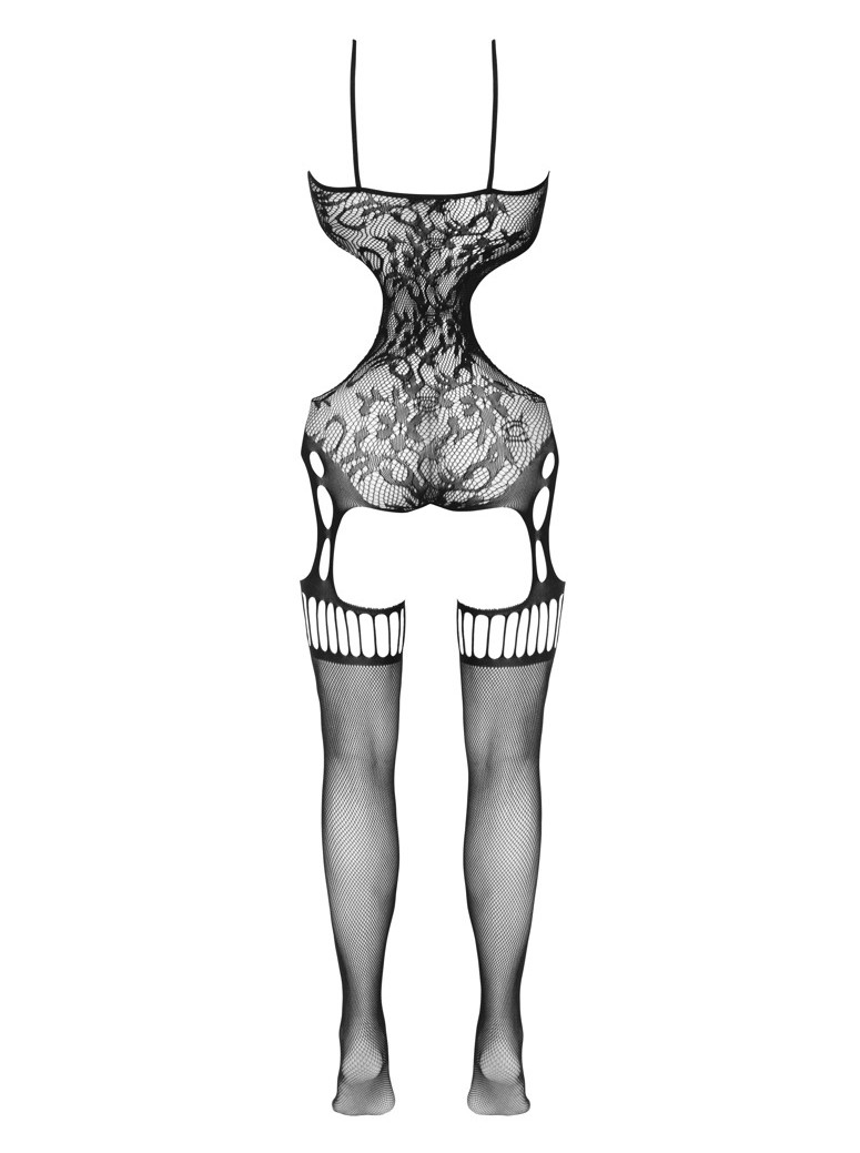 Cottelli sexy bodystocking in morbida rete stretch