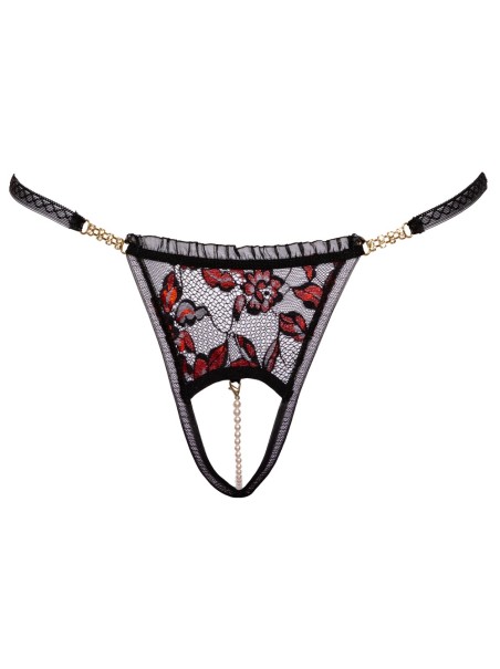 Cottelli Lingerie sexy perizoma aperto con perle removibili